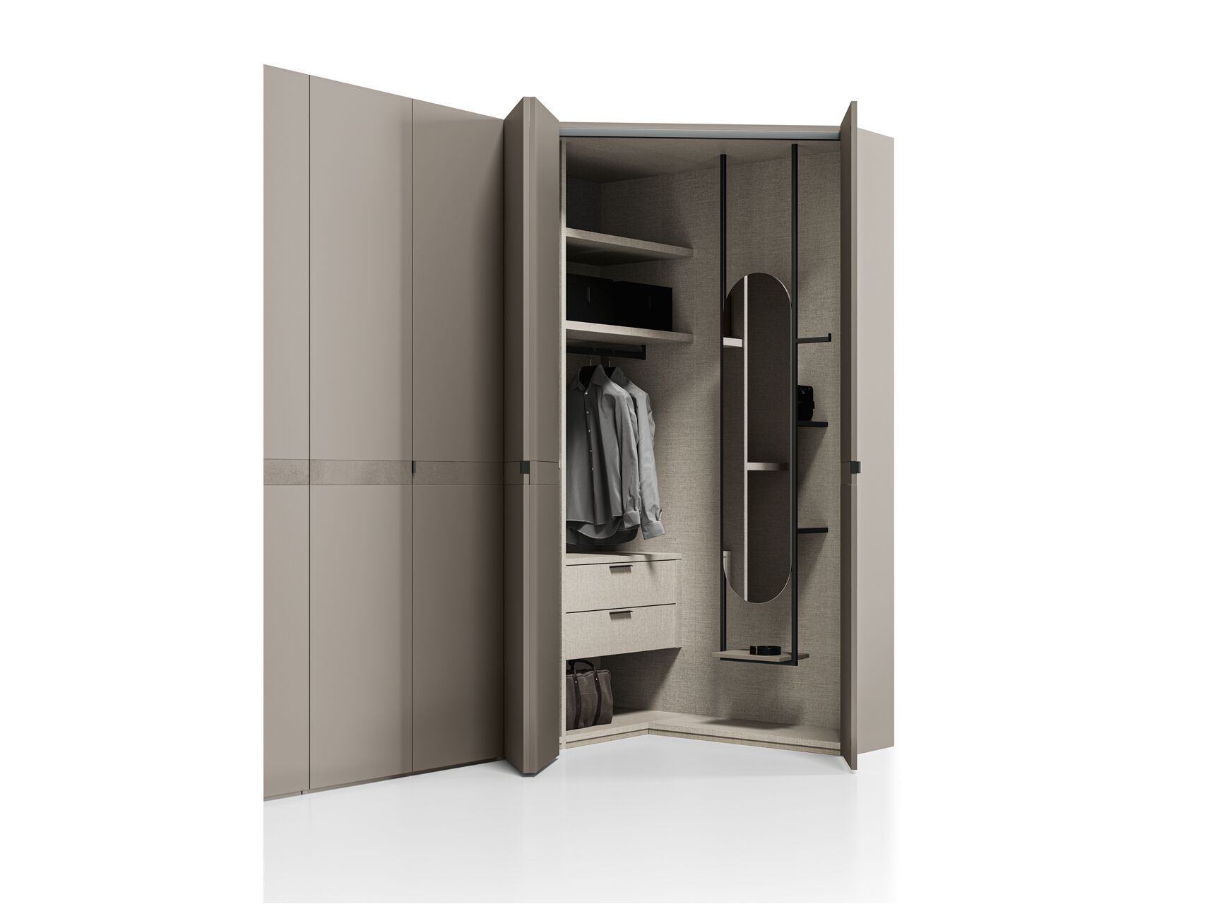 Овальное настенное зеркало Santalucia Mobili Homy ARCH-00057732 - Вид №1