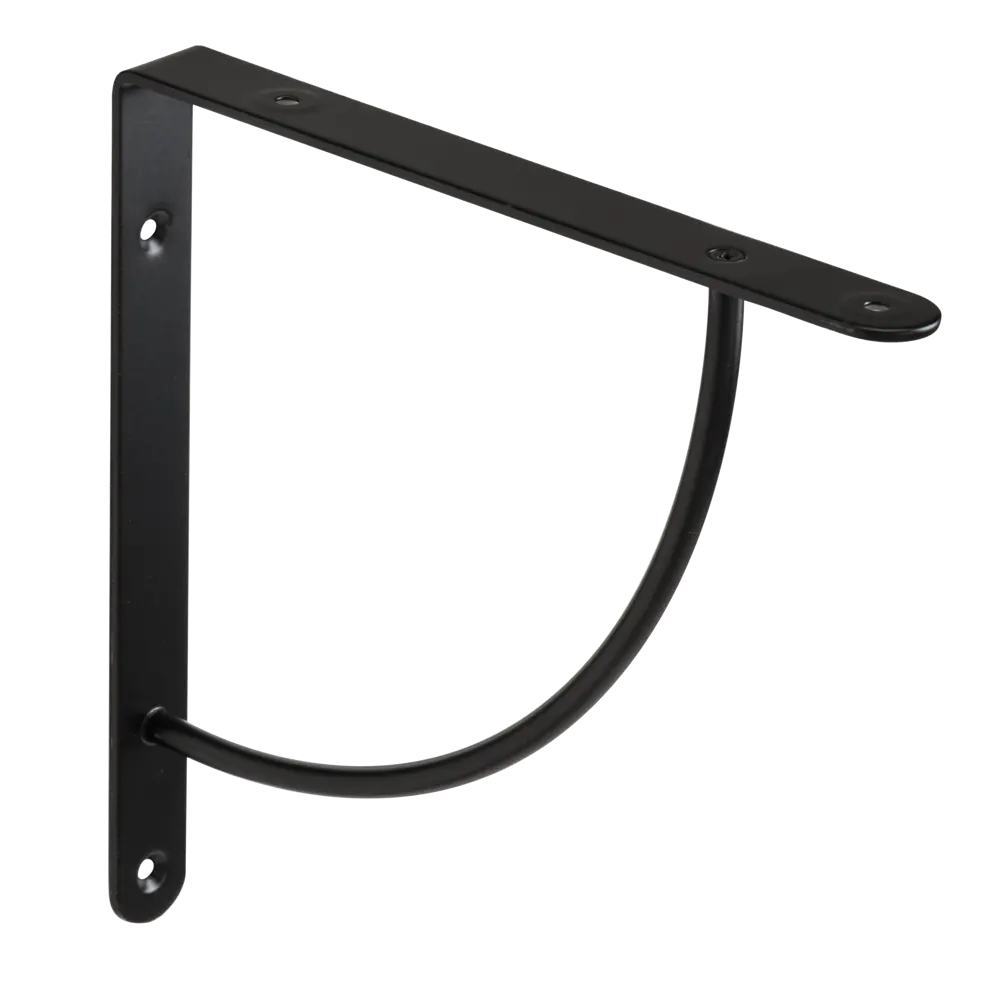 Утилитарный кронштейн Bi Bop 23x23 см нагрузка до 40 кг цвет черный Santreyd Bibop STLM-2139656 - Вид №4
