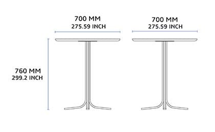 Квадратный стол ALKI Atal ARCH-00140360 - Вид №3