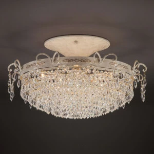 Люстра потолочная бежевая Bogates 305/8 Strotskis BOGATES ДИЗАЙНЕРСКИЕ, EMPRESS 00-3887877 Бежевый