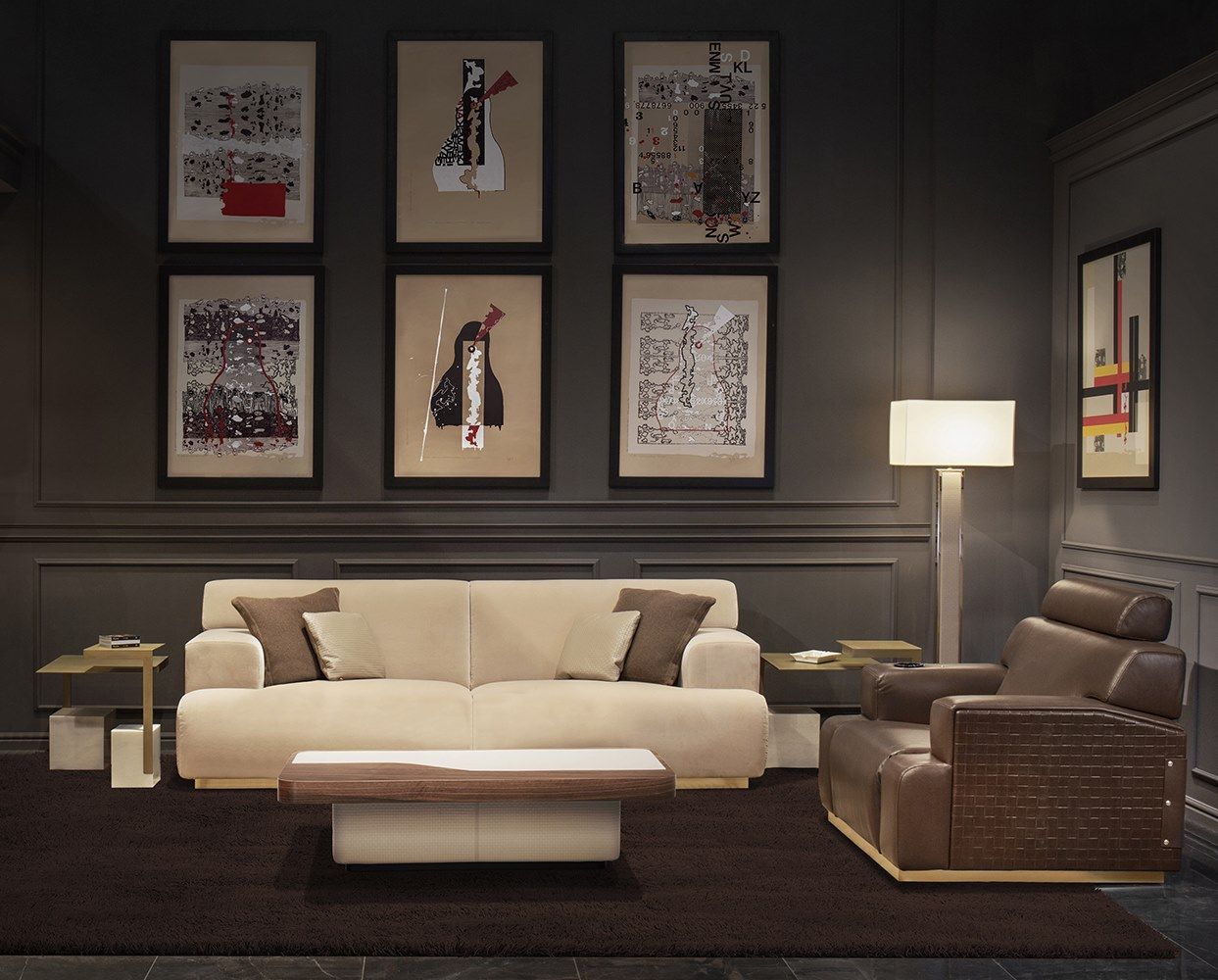 2-местный тканевый диван Formitalia Бурбон ARCH-00001005 - Вид №4