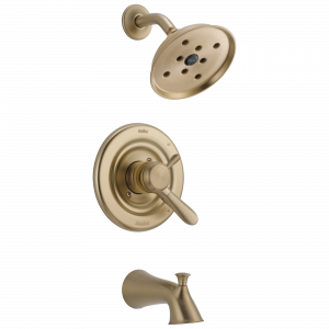 T17438-CZH2O Monitor® 17 Series H2Okinetic® для ванны и душа Delta Faucet Lahara Шампанское бронза