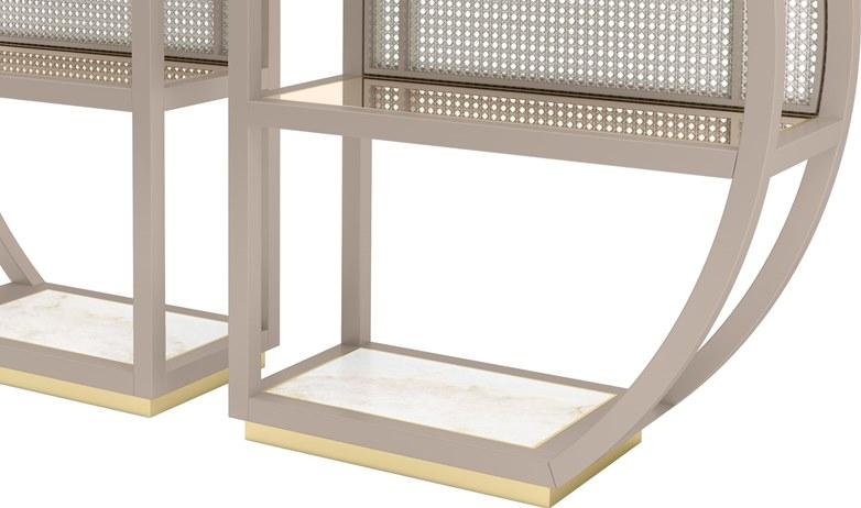 FRATO Открытый отдельно стоящий деревянный лакированный стеллаж sun-id-1467078 - Вид №2