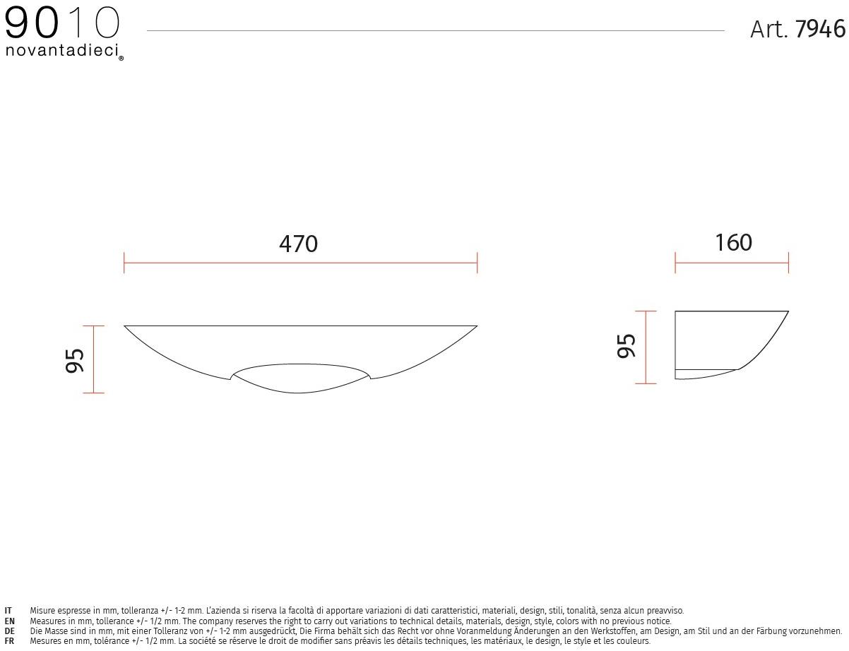 9010 novantadieci Аппликация светодиода из керамики  7946  - Вид №3