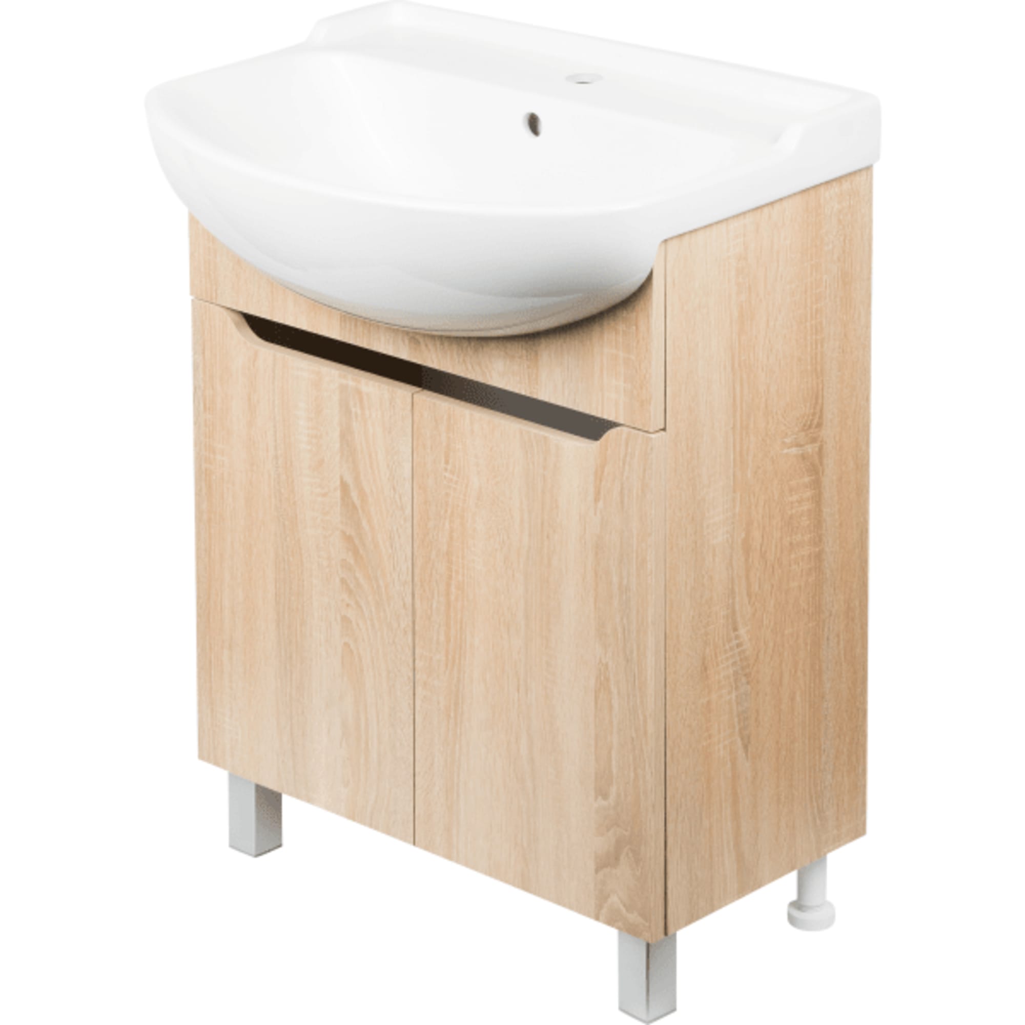 82251418 Тумба под раковину напольная «» 60 см цвет сонома Руан Santreyd  - Вид №2