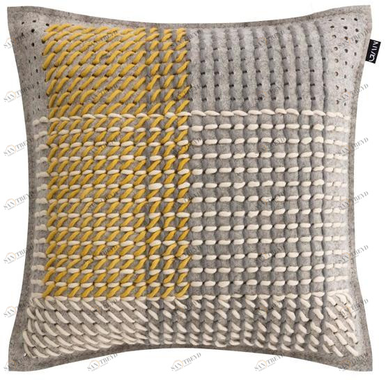 GAN Подушка из ткани квадратная Canevas geo sun-id-1383429