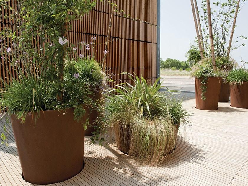 CYRIA Круглая сеялка для общественных мест из стали Corten ™ sun-id-1352862 - Вид №1