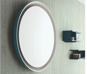 ARBLU Зеркало круглое поворотное с рамкой Tulip