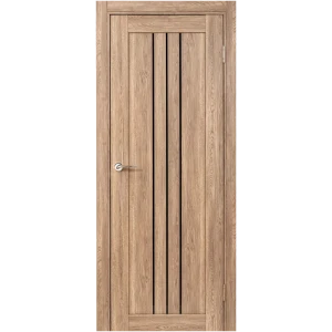 Комплект двери Бергамо остекленная 80x200 см ПВХ цвет дуб европейский с добором 150 мм