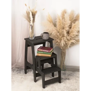 91766852 Стремянка-табурет Glider 40x65x61 см дерево цвет венге STLM-1349676