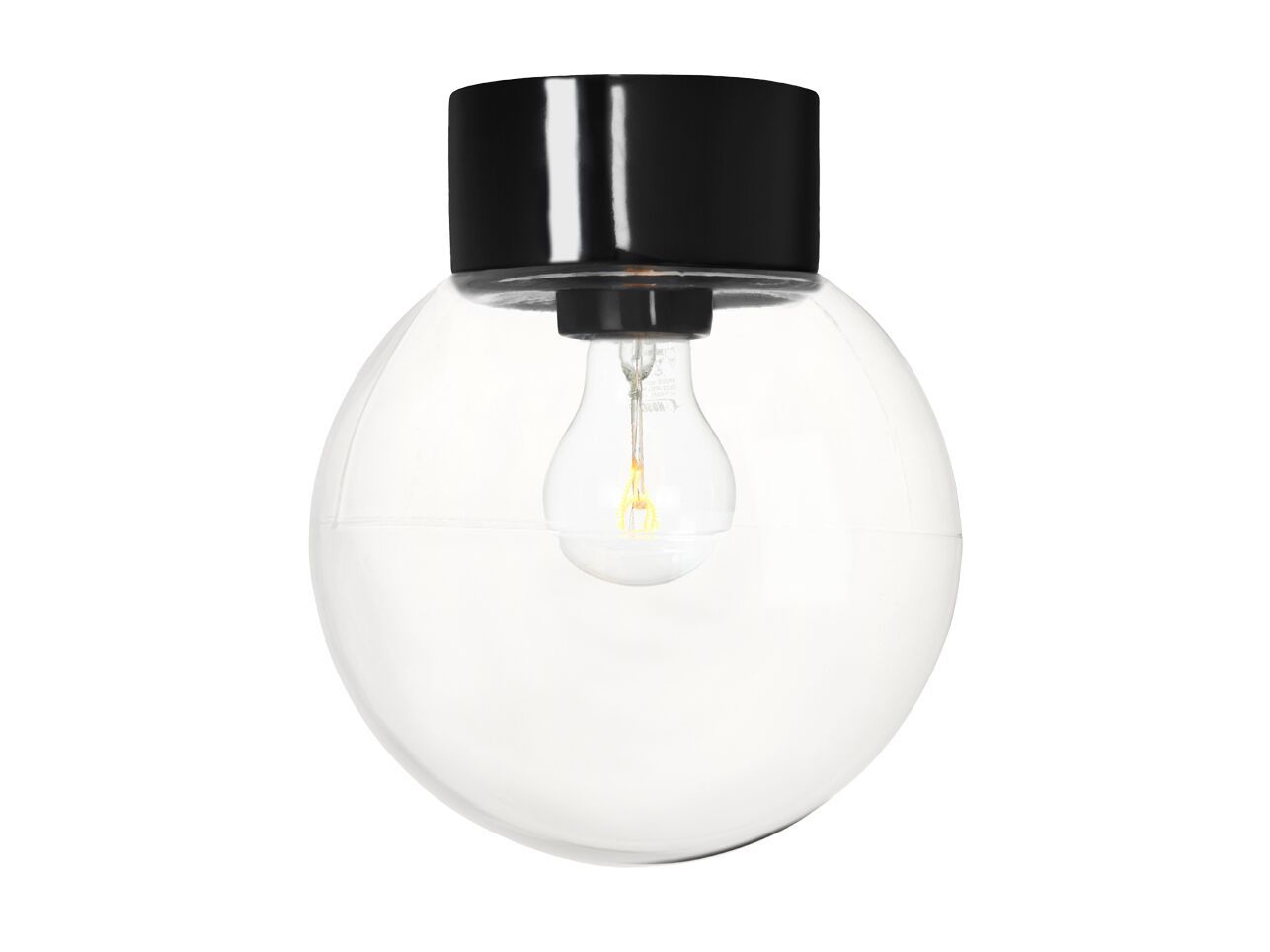 Настенный светильник / потолочный светильник из стекла и фарфора Ifö Electric Classic Globe ARCH-00080719 - Вид №5