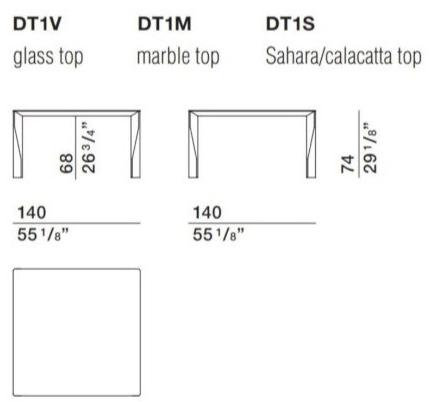 Molteni & C. Квадратный мраморный обеденный стол sun-id-1370784 - Вид №4