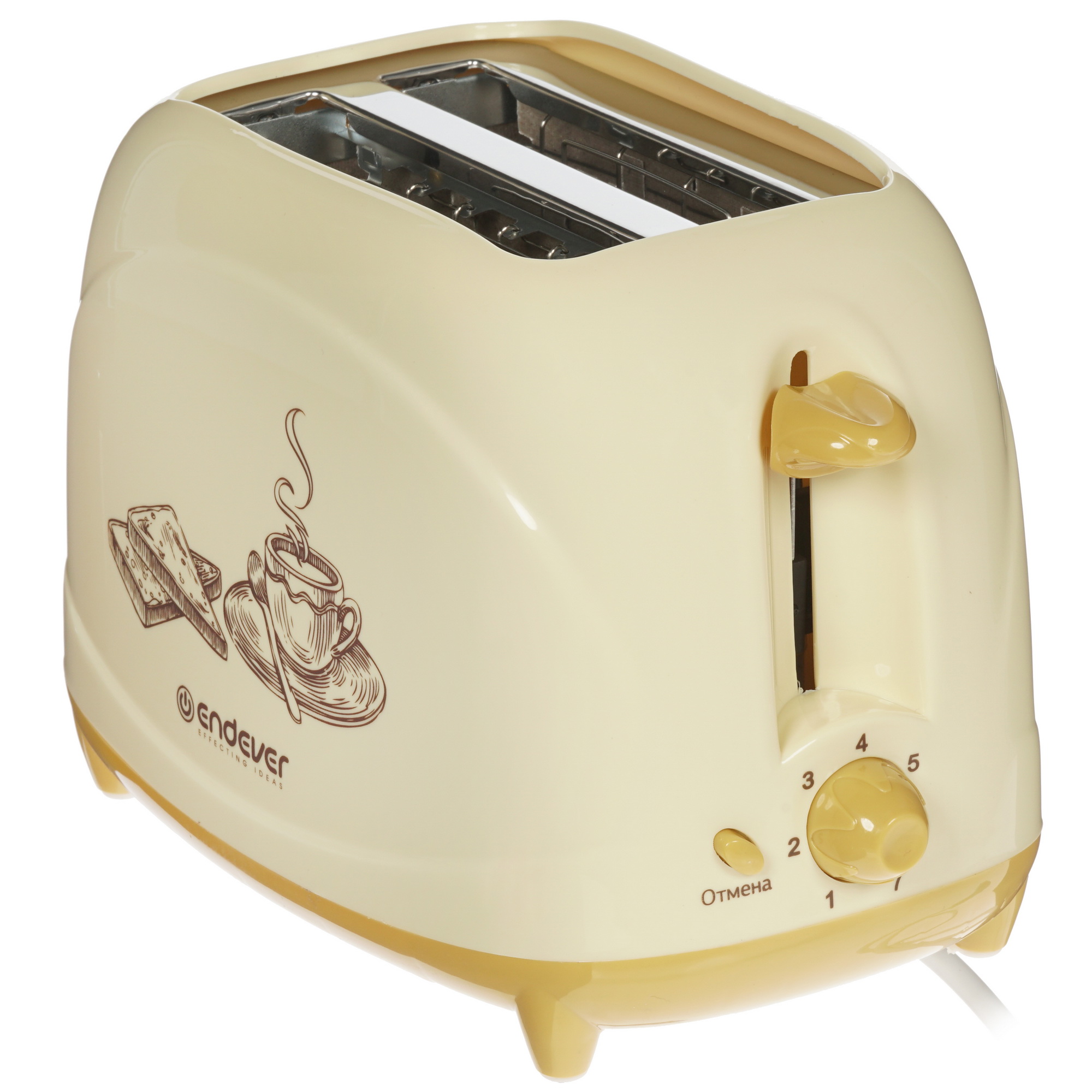 1194205 Тостер Endever Skyline ST-108 бежевый STDN-0068368