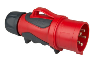 16040336 Кабельная вилка 32А 380V 3P+N+E IP44 GRIP 0253-6 PCE