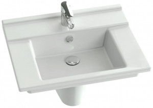 EXI112-00 Подвесная раковина настенная прямоугольная JACOB DELAFON STRUKTURA белая