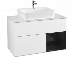 Villeroy&Boch Тумба под раковину Прямоугольная версия F121PHGF Finion Glossy White Lacquer
