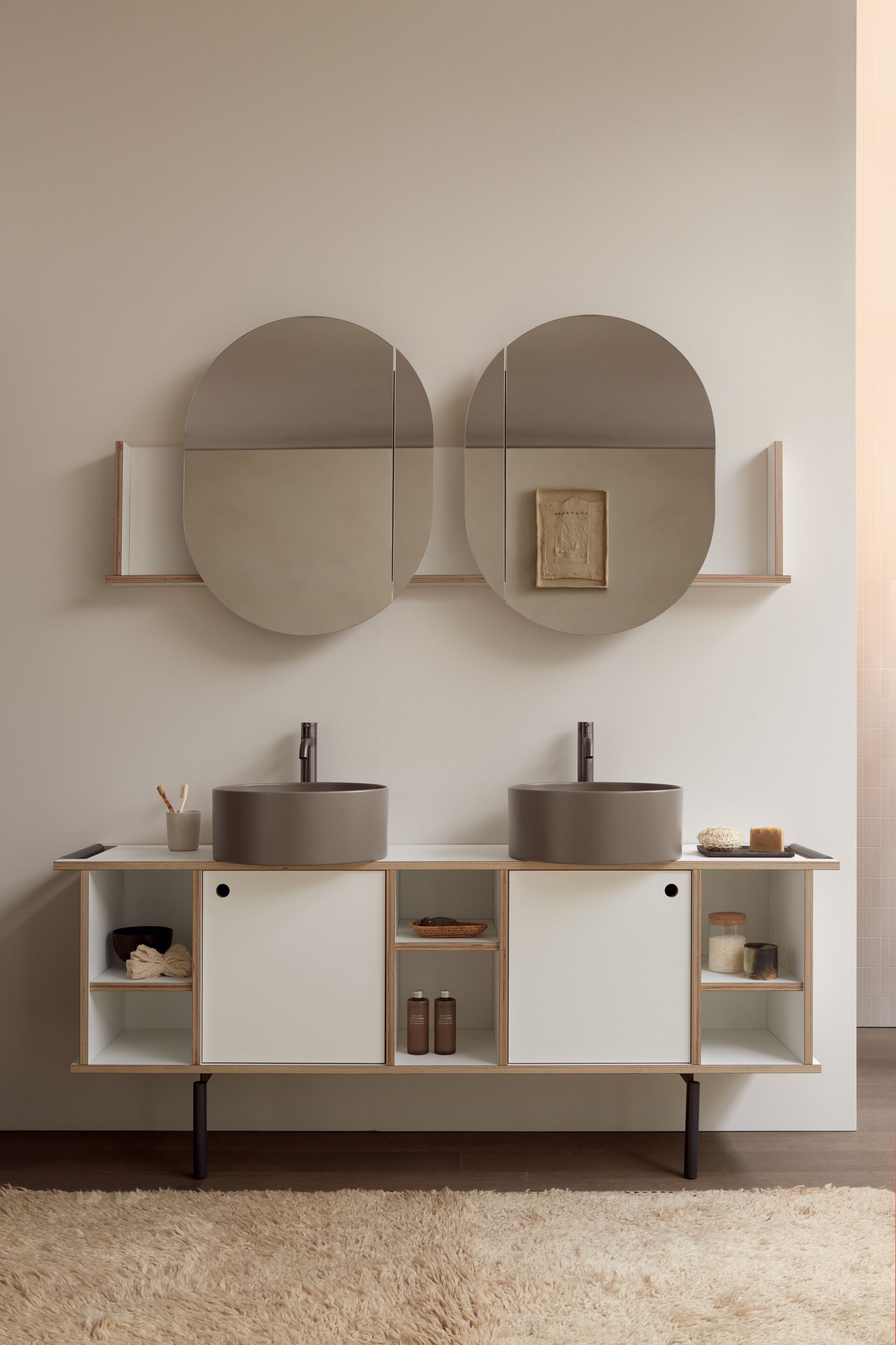 Fenix-NTM® двойная секционная раковина со встроенной раковиной Ceramica Cielo THEO 175 ARCH-00024011 - Вид №4