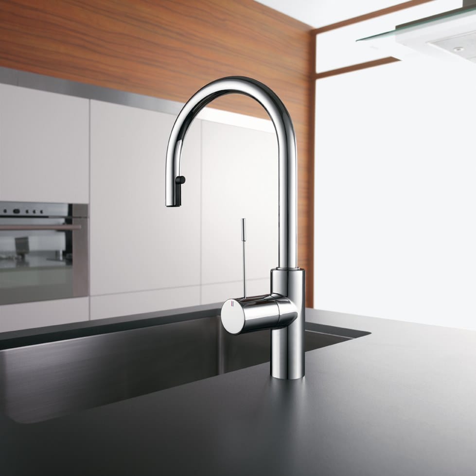 Кухонный смеситель со съемным ручным душем KWC ONO ARCH-00076186 - Вид №3