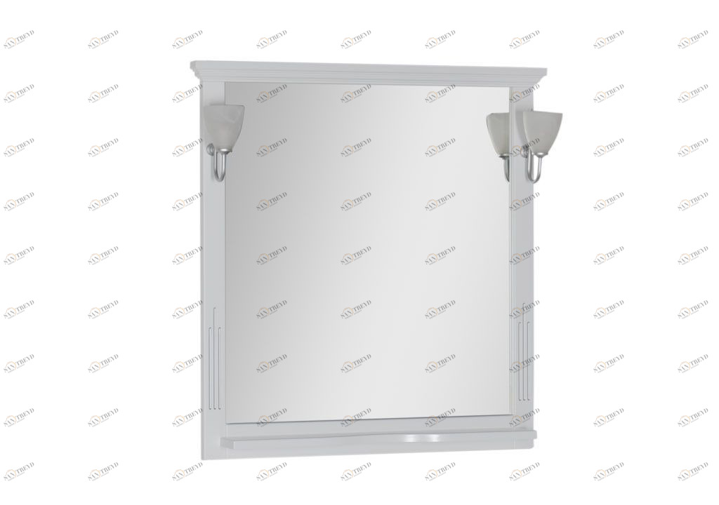 Зеркало Aquanet Тулуза 90 белый 00182016