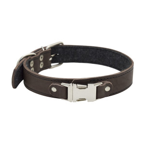 ПР0048285 Ошейник для собак Fast Line быстросъемный 25мм 50см коричневый ZOOEXPRESS