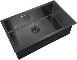 Мойка кухонная ZorG Inox R PVD 7444 GRAFIT из нержавеющей стали, графит
