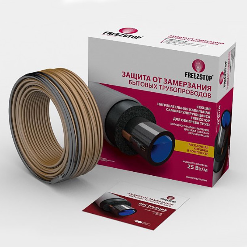 Кабель греющий Freezstop ССТ 4 м (25 Вт/м) под изоляцию 43051106000006