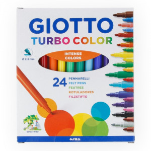 417000 Набор фломастеров 24 цв в картонной упаковке Fila Giotto