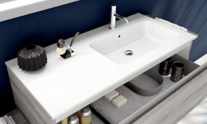 LM14DM Накладная раковина на столешницу  прямоугольная IBC Diana