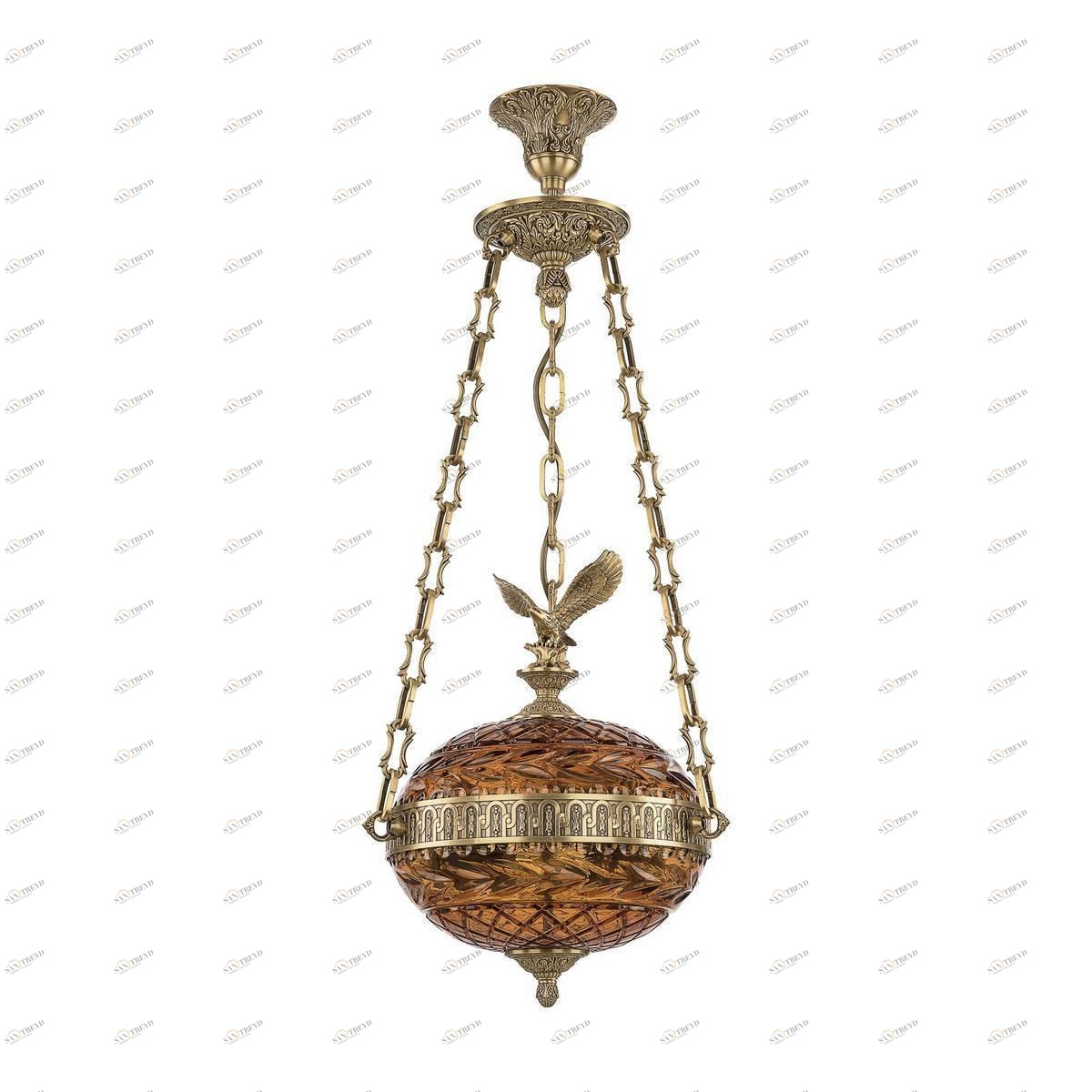 Подвесной светильник Bohemia Ivele 71000P/30 FP Amber/M-1F FE1M BOHEMIA IVELE 7100 00-3890244 Коричневый 