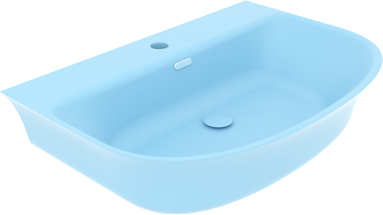 FLLAVBW6523 Подвесная раковина настенная GSG CERAMIC Flut