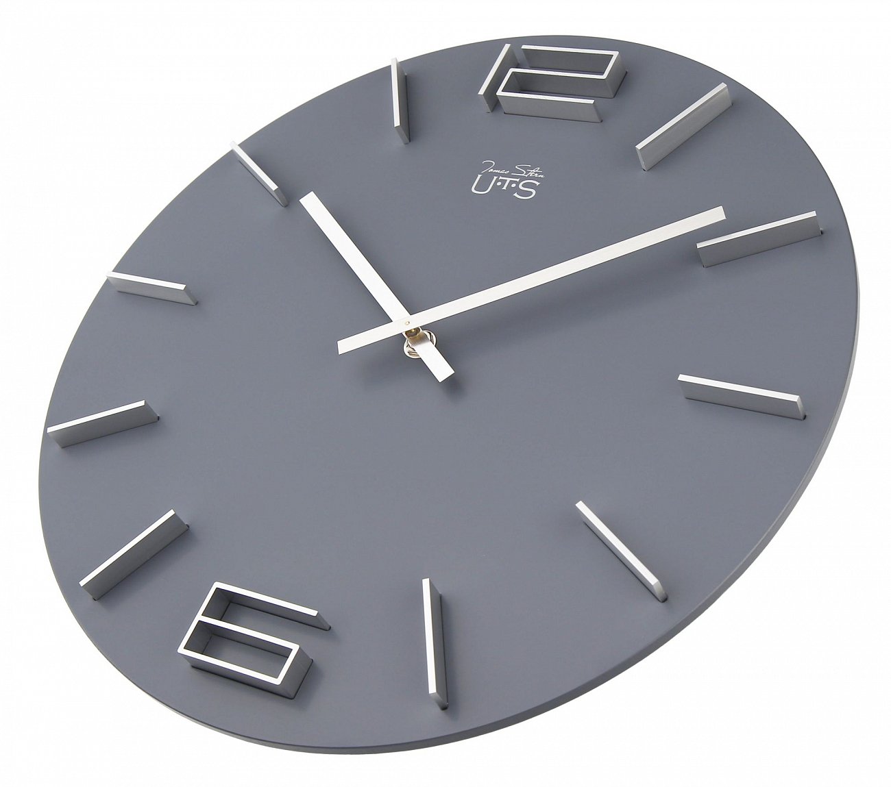 Часы настенные серые Tomas Stern 4035G TOMAS STERN ДИЗАЙНЕРСКИЕ 00-3872705 Серый  - Вид №1