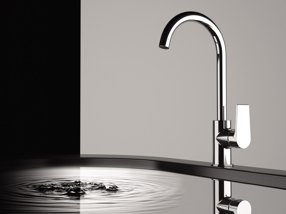 Смеситель для кухни с поворотным изливом Rubinetterie Mariani ARCH-00065809 - Вид №1