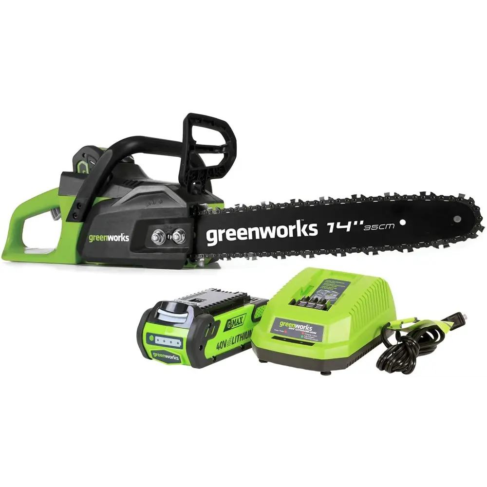 Аккумуляторная пила Greenworks 40V с шиной 35 см - компактная мощность для сада и леса 86837016 STLM-0071914