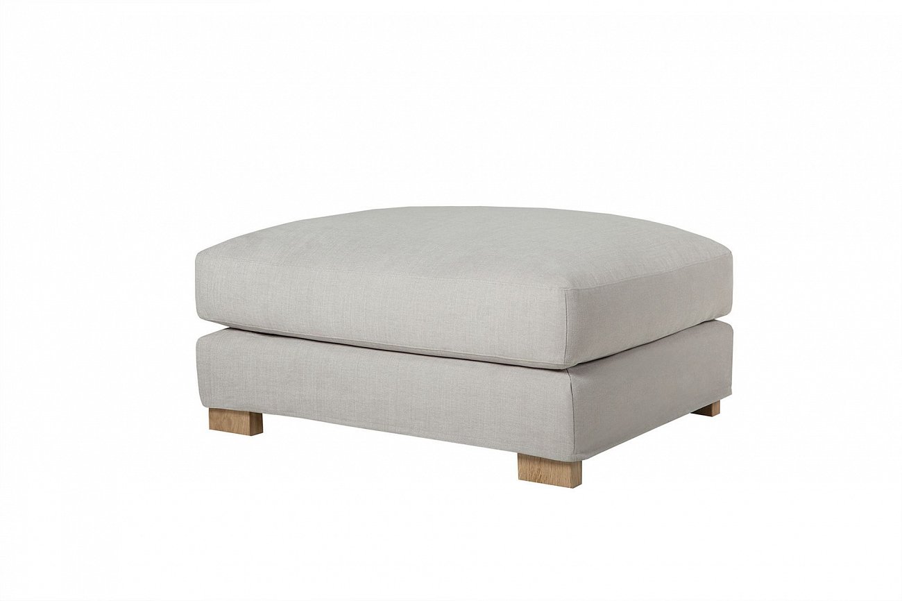 Пуфик прямоугольный 120х90 см Brandon серо-бежевый SITS BRANDON 191912 Серый  - Вид №1