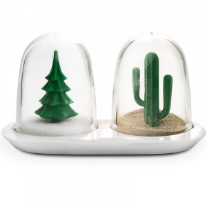 QL10135-WH Ёмкости для специй в наборе winter and summer Qualy