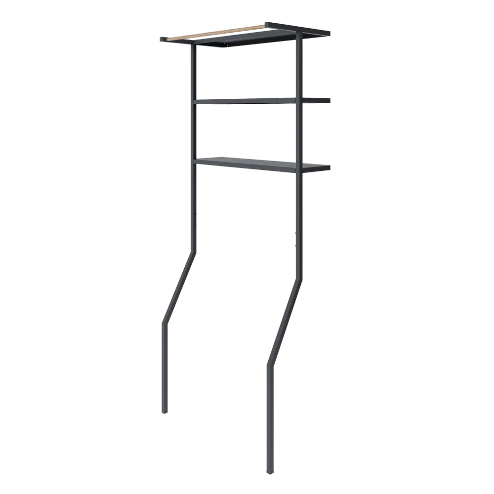 Стеллаж Konsensa Бруклин для стиральной машины с полками и штангой 89375195 STLM-1478158 - Вид №2