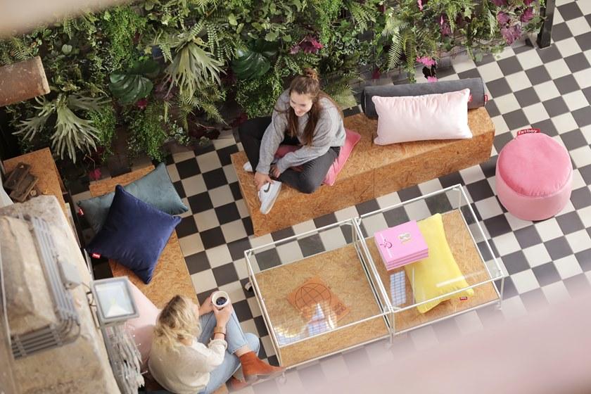 Fatboy Однотонная прямоугольная подушка из ткани sun-id-1401713 - Вид №7