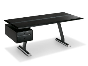 Деревянный исполнительный стол с ящиками