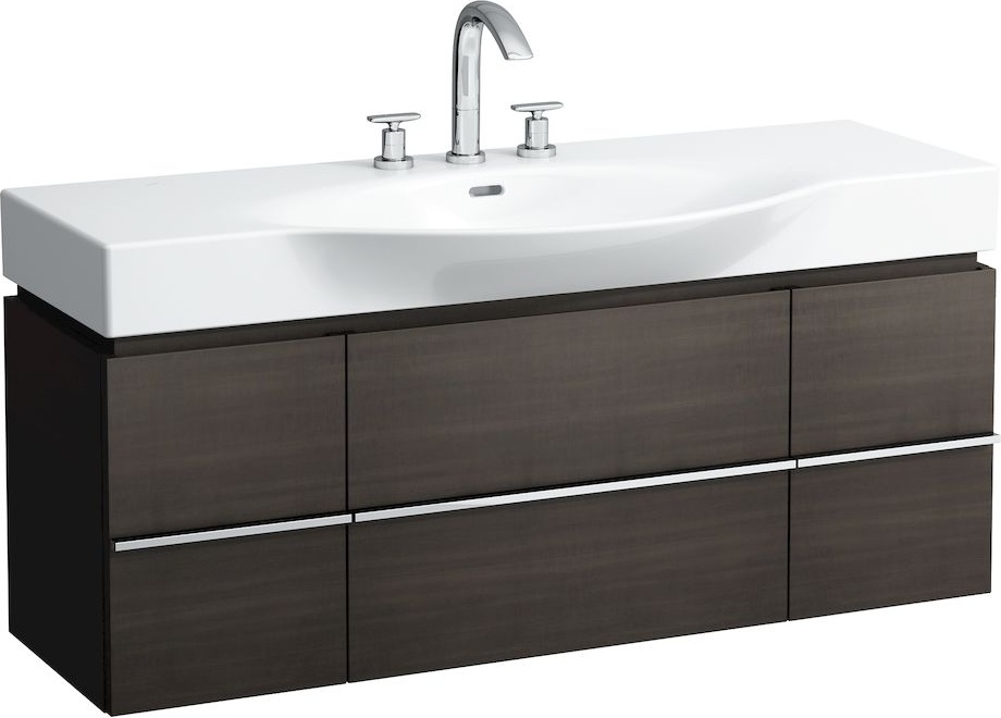 H4013020754751 Шкафчик под раковину, для раковин 811704, 812704, 2 выдвижных ящика с 2 дверцами, 2 стеклянные полки LAUFEN PRO - Вид №38