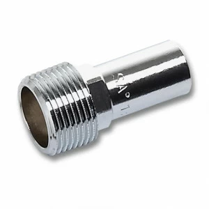 116280G2212 SANHA 16280G пресс-фитинг, бронза, перех.вставка НПр-НР,хром 22ax1/2 мм