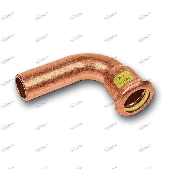 110001A16 SANHA 10001A пресс-фитинг газ, медь, отвод 90° ВПр-НПр 16 мм 