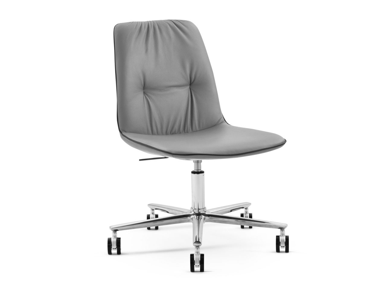 Офисное кресло с регулируемой высотой и колесами с 5 спицами EFORMA Lisa ARCH-00128545