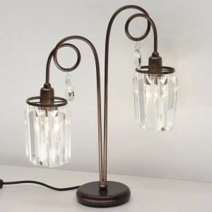 Настольная лампа Citilux Синди CL330823 CITILUX ИНТЕРЬЕРНЫЕ 191651 Коричневый;прозрачный