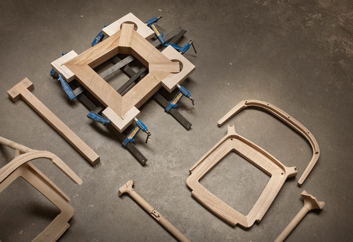 Деревянный штабелируемый стул с мягким сиденьем ALKI ORRIA ARCH-00091551 - Вид №22