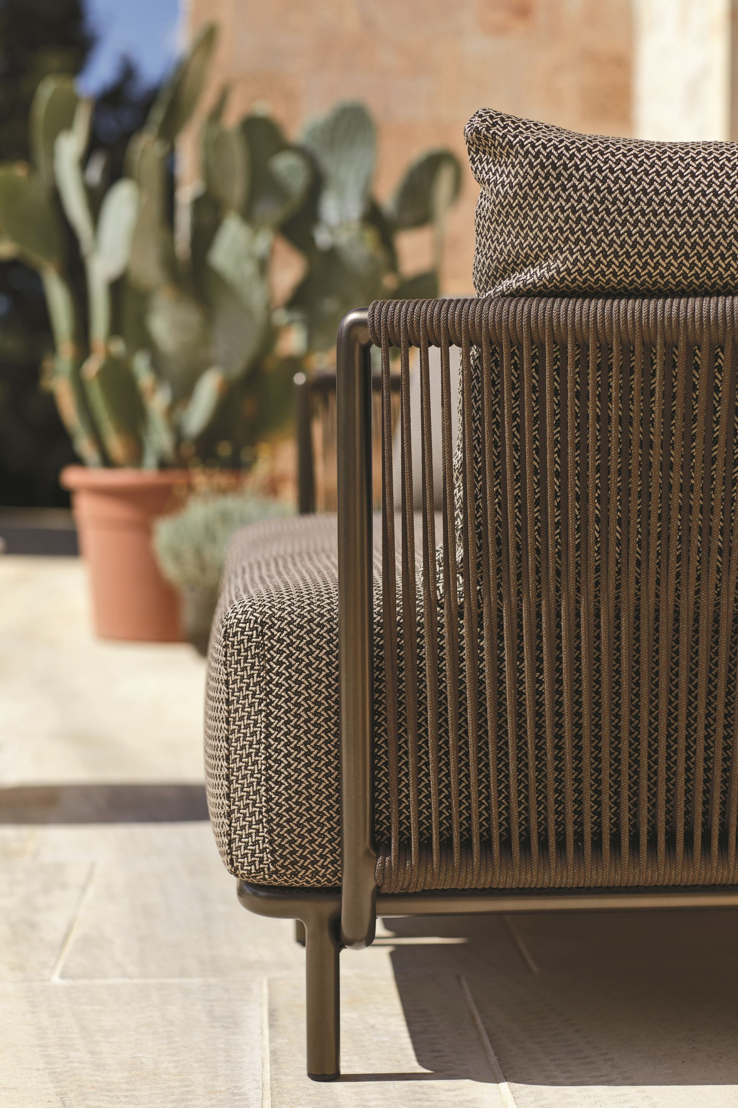 3-местный тканый диван с полиэфирной веревкой Roberti Queen ARCH-00039593 - Вид №3