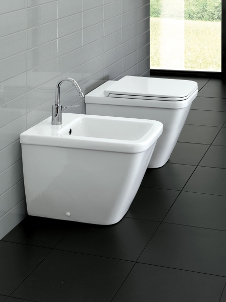 YXHY01 Erika Pro Q унитаз спиной к стене Hatria  - Вид №3