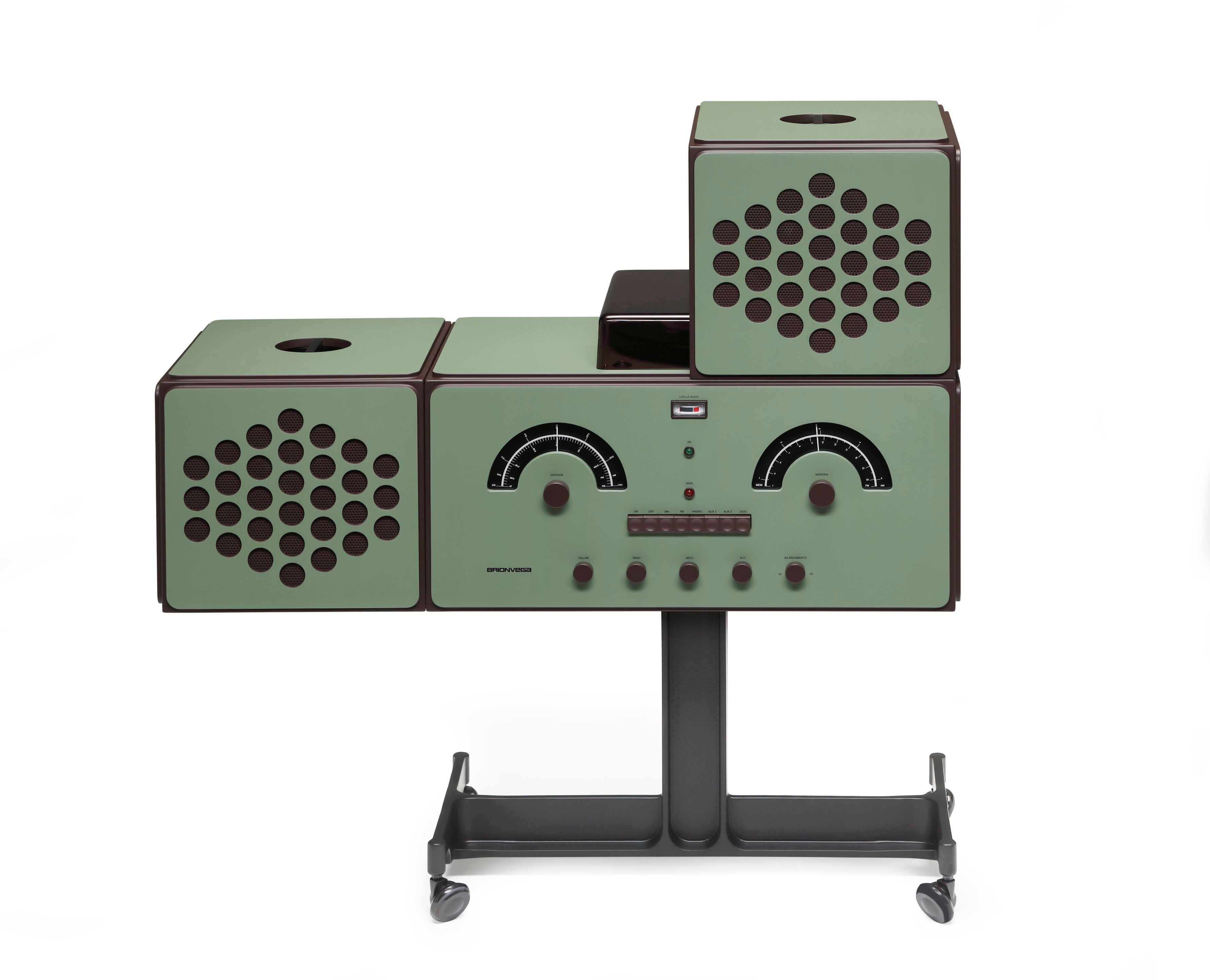 AM/FM-радио и проигрыватель с усилителем Brionvega RADIOFONOGRAFO RR226 - 60TH ANNIVERSARY ARCH-00057249 - Вид №3