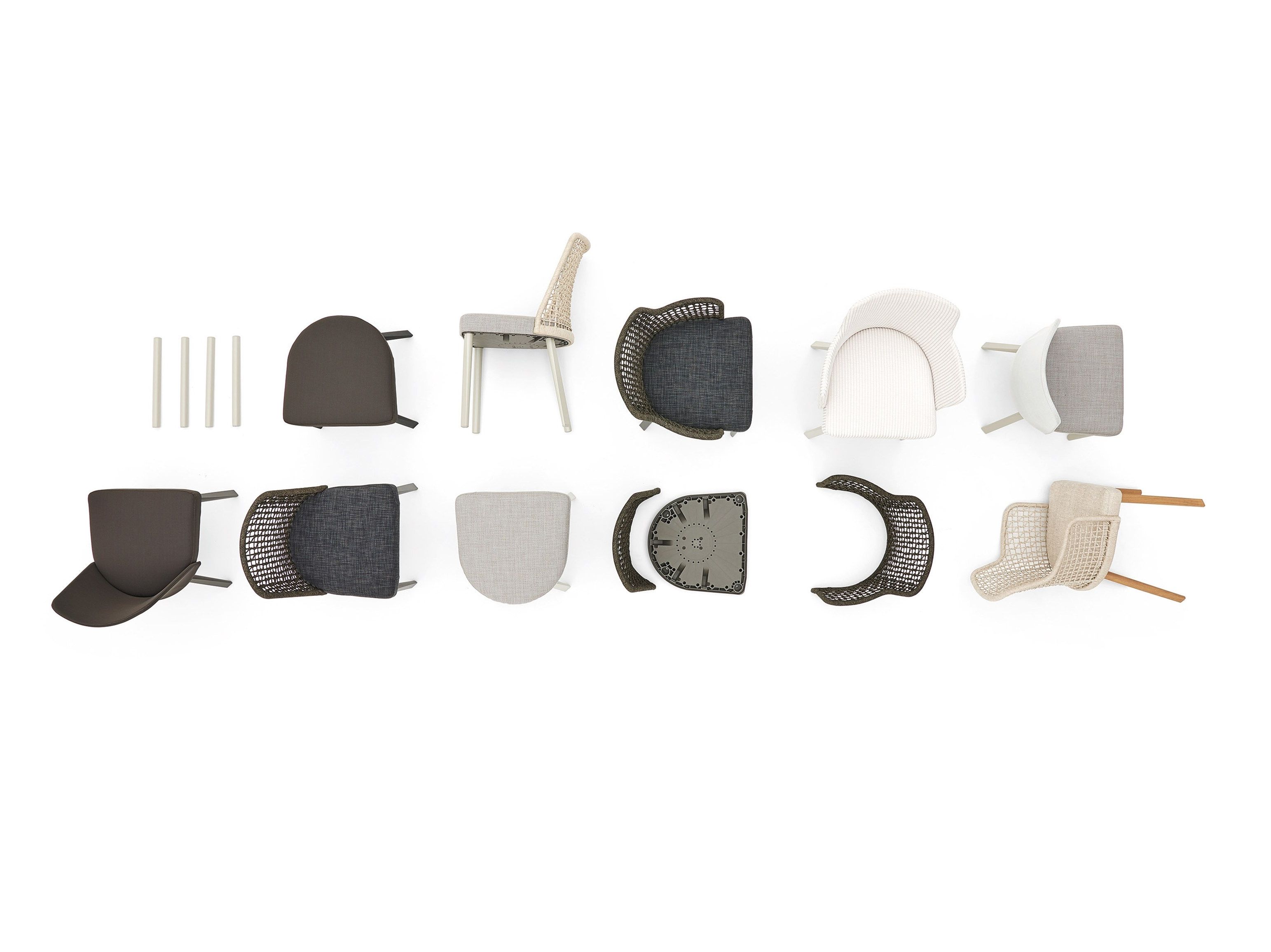 Алюминиевый садовый стул с порошковым покрытием Varaschin Эмма ARCH-00129943 - Вид №14