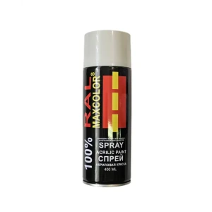 91951422 Декоративная аэрозольная краска Maxcolors Ral 7035 глянцевый цвет светло-серый 0.4 л STLM-1537156