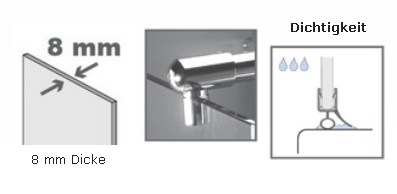 GP25200 Неподвижная стенка Riho Polar Santreyd - Вид №1